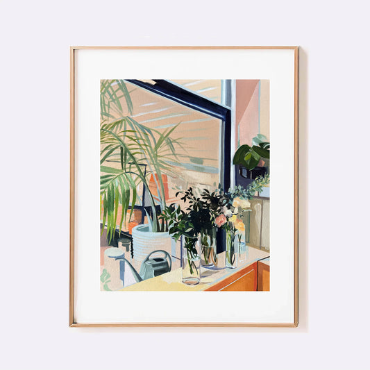 "Brooklyn Plant Shop" Signed Giclée Print