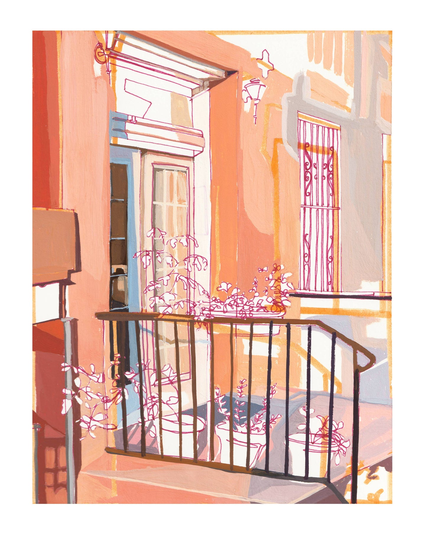 "Golden Hour in Brooklyn" New York City Signed Giclée Print