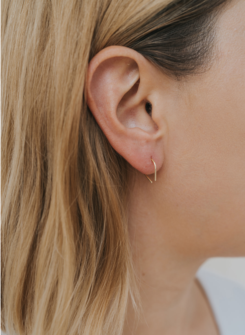 Minimalist Horseshoe Earrings