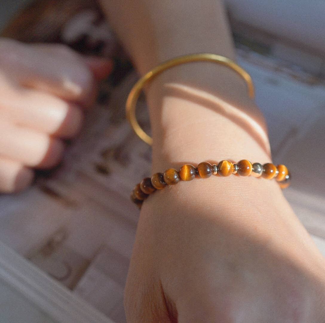 Tigers Eye Bracelet for Strength