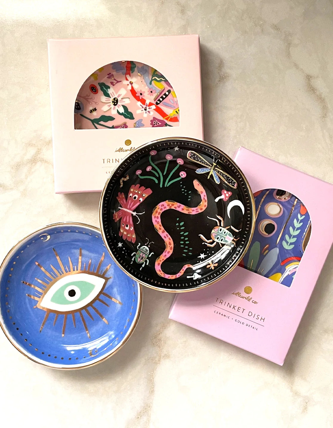 Magic Garden Trinket Dishes