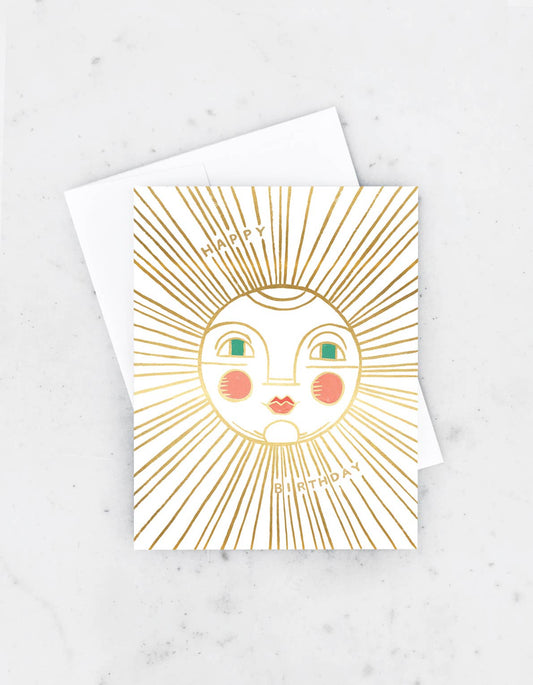 Sun Birthday Card